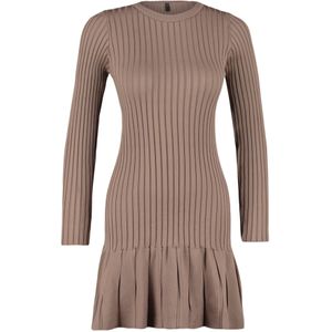 Trendyol Gebreide jurk  kastanjebruin