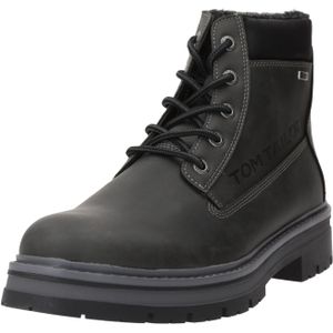 Kuitlaarzen - Donkergrijs - Synthetisch - Vetersluiting - Normale Wijdte