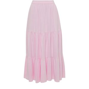 Tussah Rok 'DALTON'  lichtroze