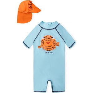 MINOTI UV-bescherming  navy / lichtblauw / oranje / wit