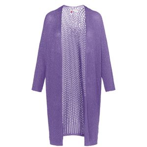 IZIA Gebreid vest  lila / zilver