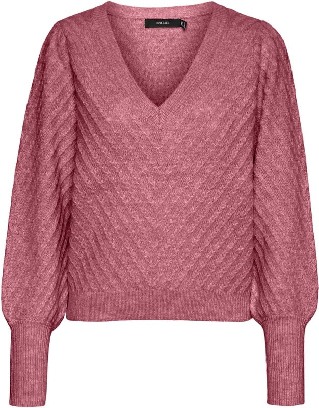 Vmstinna - Gebreide Pullover - V-Hals - Lange Mouwen