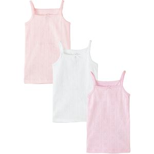 Cool Club Onderhemd  rosa / rosé / wit