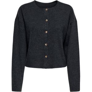 ONLY Gebreid vest 'ONLMATTY'  grijs