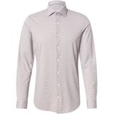 Michael Kors Overhemd 'DOBBY'  lichtbruin / wit