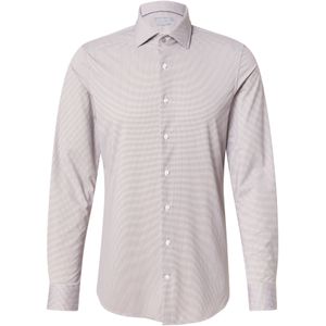 Michael Kors Overhemd 'DOBBY'  lichtbruin / wit