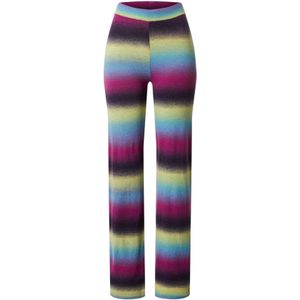 EDITED Broek 'Seda'  turquoise / limoen / pruim / bessen