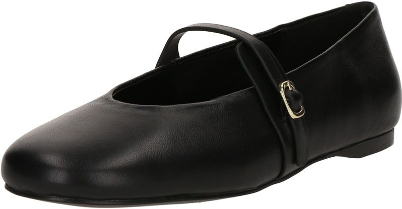 Steve Madden - Rejoice - Ballerina - Zwart - Verstelbare Riemen