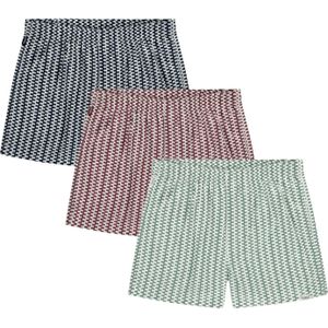 Pockies Boxershorts  groen / rood / zwart / wit