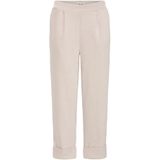 ICHI - IHKate - Bandplooibroek - Greige - 7/8 lengte - High waist
