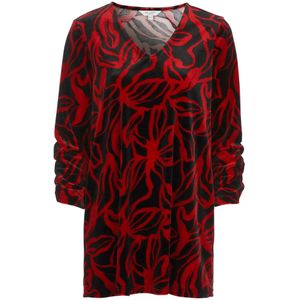 Cellbes of Sweden Tuniek  rood / zwart