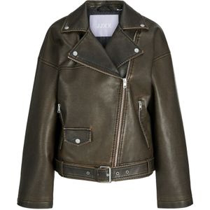 Jack & Jones - Frida Washed Biker - Leren Jas