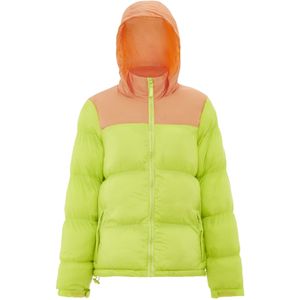 MYMO Winterjas  limoen / oranje