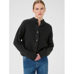 Gestuz Gebreid vest 'AlphaGZ'  zwart