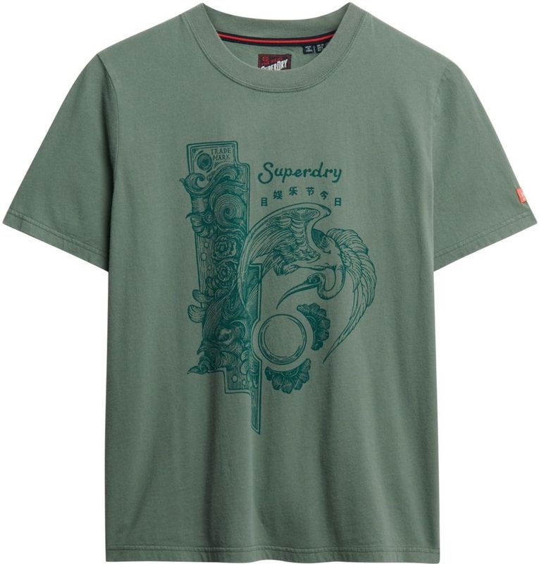 Superdry - Tokyo Narrative - T-shirt - Relaxed Pasvorm - Korte Mouwen