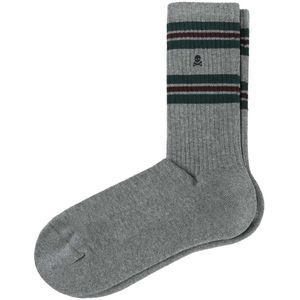 Scalpers Sokken  antraciet / grijs gemêleerd / donkerrood
