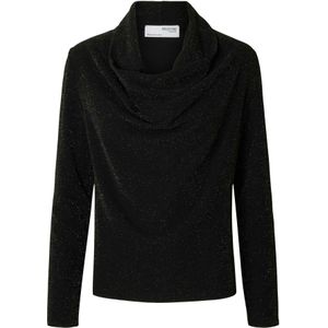 SELECTED Shirt 'SLFSANDRA'  zwart