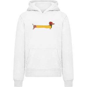 Merchcode Sweatshirt 'Christmas Dog'  lichtbruin / donkergeel / rood / wit