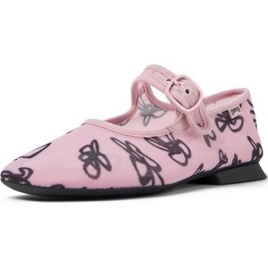 CAMPER Ballerina met riempjes 'Casi Myra'  rosa / zwart