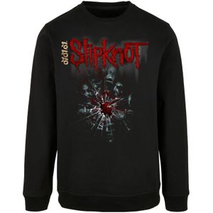 F4NT4STIC Sweatshirt 'Slipknot'  grijs / abrikoos / rood / zwart / wit