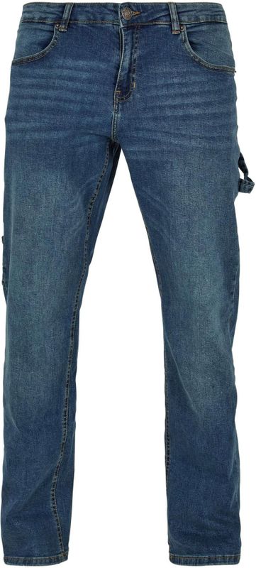 Urban Classics Cargojeans 'Carpenter'  blauw denim