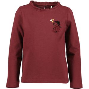 BLUE SEVEN Shirt  geel / bourgogne / zwart / wit