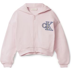 Calvin Klein Jeans Sweatvest  beige / blauw / rosa