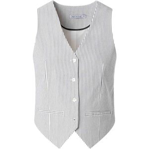 Quiosque Gilet '8UD001'  lichtgrijs / wit