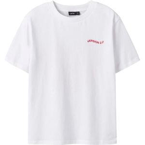 T-shirt - Loose Fit - Korte Mouwen - Print op Voor- en Achterkant