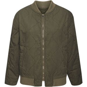 Lascana - Gewatteerde Jas - Kaki - Bomber-Design