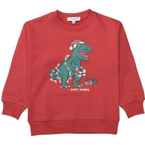 STACCATO Sweatshirt  groen / rood / wit