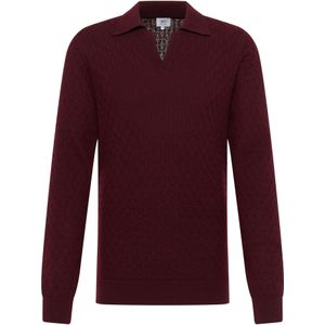 Eterna - Gebreide Trui - Sunset Red - 100% Wol (Merino)