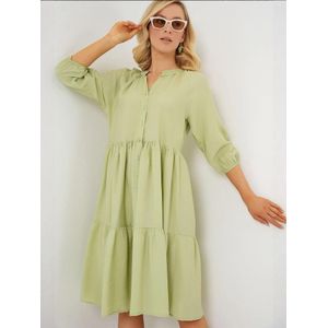 Bigdart Jurk  lichtgroen