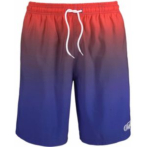 Look - Gedessineerd - Zwembroek - Rood Blauw - Elastisch