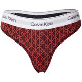Calvin Klein - THONG - Seamless Emblem - Dark Berry - Tanga