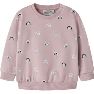NAME IT - NBFVIMONE - Sweatshirt - Lichtblauw - Lichtlila - Zwart