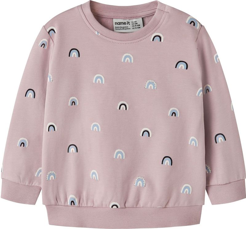 NAME IT - NBFVIMONE - Sweatshirt - Lichtblauw - Lichtlila - Zwart