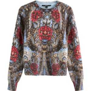 Next Trui  beige / lichtblauw / ombergrijs / rood