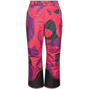 Ulla Popken Functionele broek  lila / neonroze / zwart