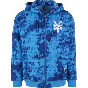 ZOO YORK Sweatvest  azuur / donkerblauw / wit