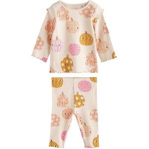 Next Set  lichtbeige / oranje / lichtroze / zwart