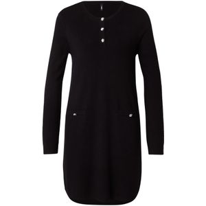 Onlania - Midi-jurk - Gebreide Jurk - O-hals - Lange Mouwen - Regular Fit