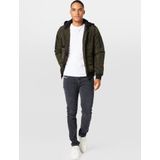 Gewatteerde Jas - Effen - Licht Gevoerd - Normale Pasvorm