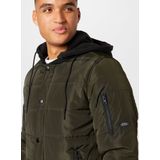 Gewatteerde Jas - Effen - Licht Gevoerd - Normale Pasvorm