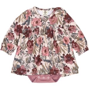 Müsli by GREEN COTTON - Rompertje - Smoky Blue - Bloemenprint