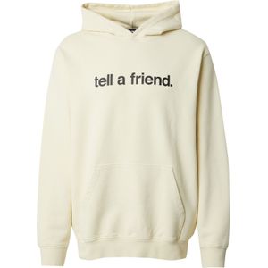 VANS Sweatshirt 'TAF'  lichtgeel / zwart