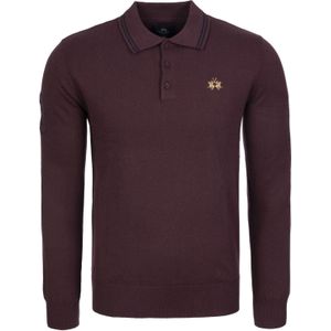 La Martina Trui 'MBS306'  bordeaux