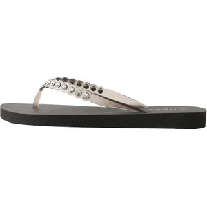 Next Teenslipper  zwart / transparant