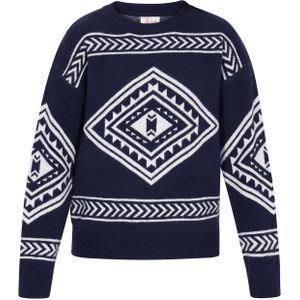 IZIA Trui  navy / wit