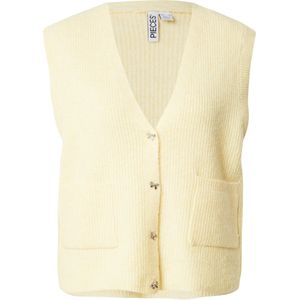 Pcsilly - Gebreid Gilet - V-hals - Mouwloos - Regular-fit